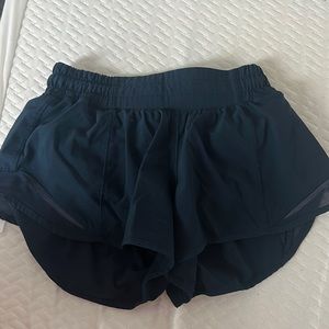 Navy blue Lululemon shorts, size 2,2.5 inch.